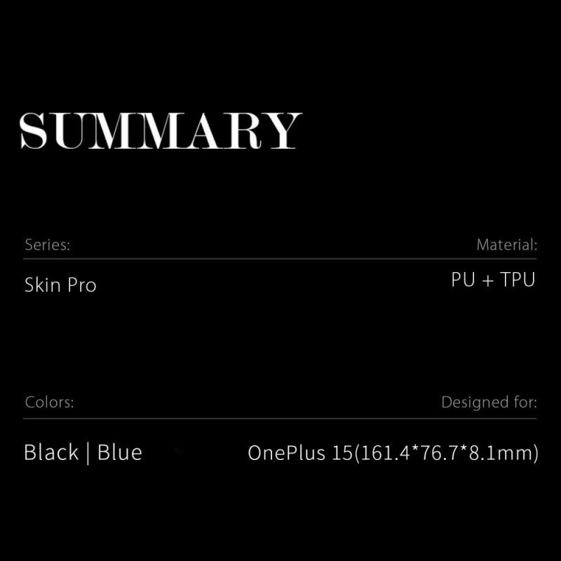 Folio-hoesje Oneplus 15 Dux Ducis Skin Pro Series