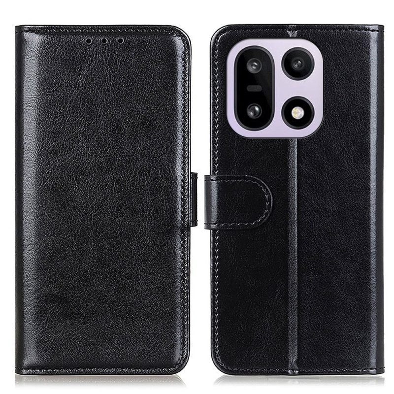 Folio-hoesje Oneplus 15 Lakleren