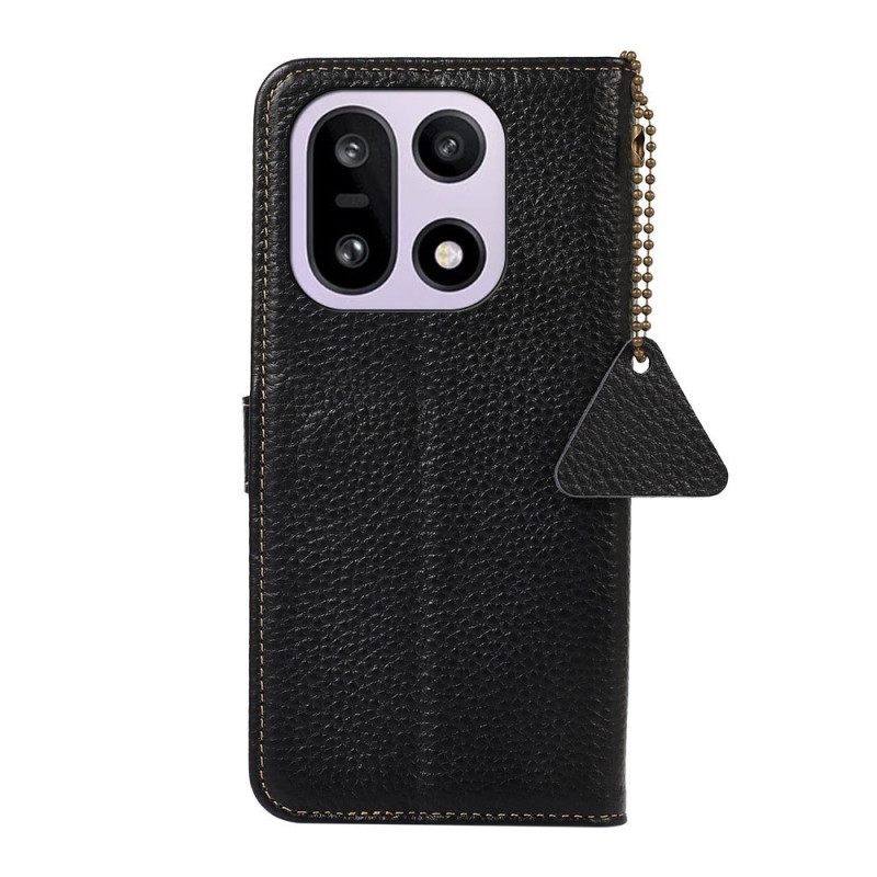 Folio-hoesje Oneplus 15 Telefoonhoesje Leer Met Rfid-bescherming