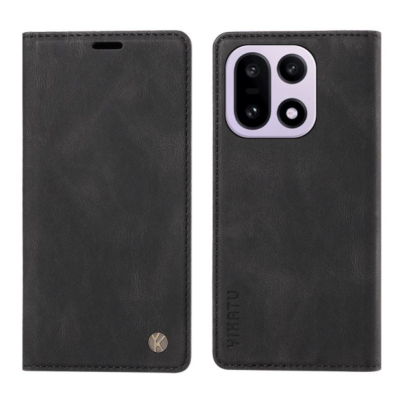 Folio-hoesje Oneplus 15 Yikatu Suède-effect