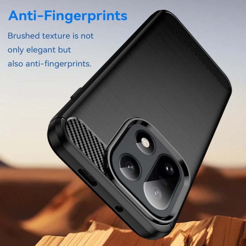 Hoesje Oneplus 15 Geborstelde Koolstofvezel Bescherming Hoesje