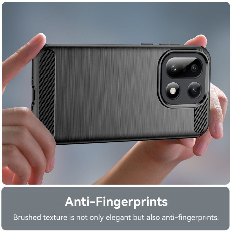 Hoesje Oneplus 15 Geborstelde Koolstofvezel Bescherming Hoesje