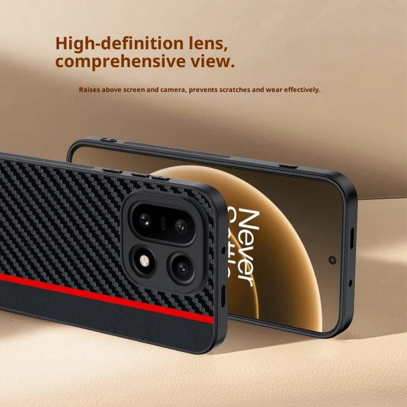 Hoesje Voor Oneplus 15 Koolstofvezeltextuur
