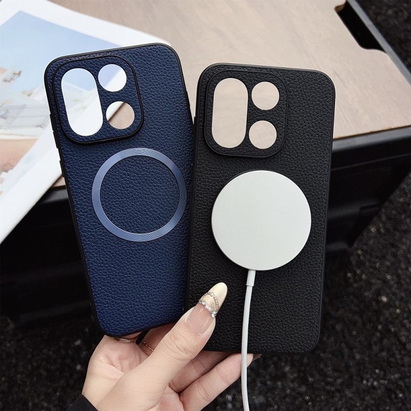 Hoesje Voor Oneplus 15 Magsafe Lychee Textuur