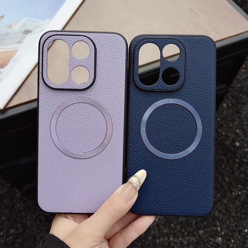 Hoesje Voor Oneplus 15 Magsafe Lychee Textuur