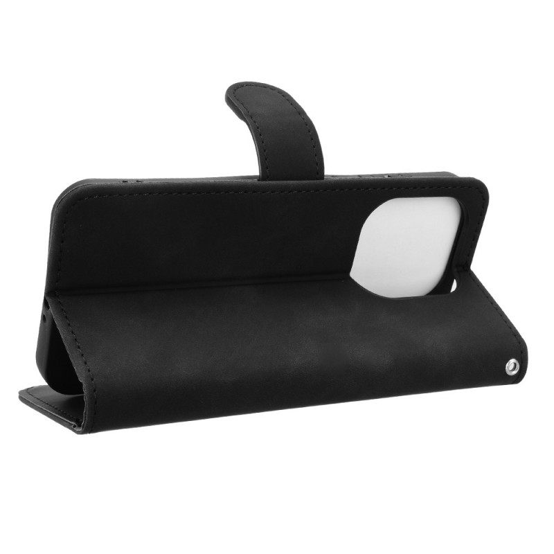 Leren Hoesje Oneplus 15 Suèdelook Bescherming Hoesje