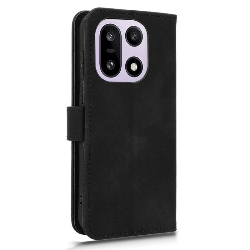 Leren Hoesje Oneplus 15 Suèdelook Bescherming Hoesje