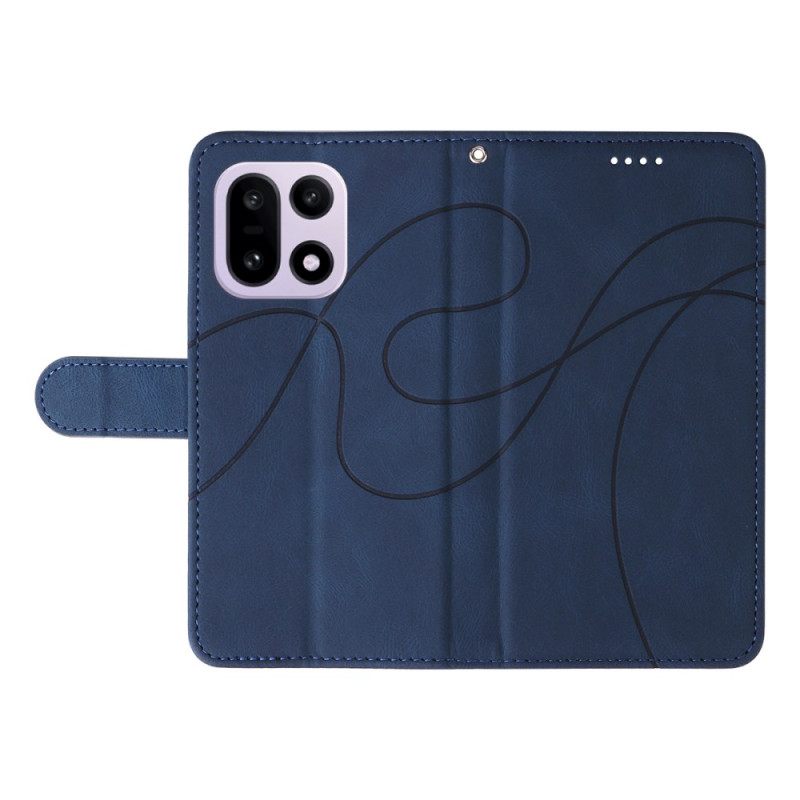 Leren Hoesje Voor Oneplus 15 Ripple