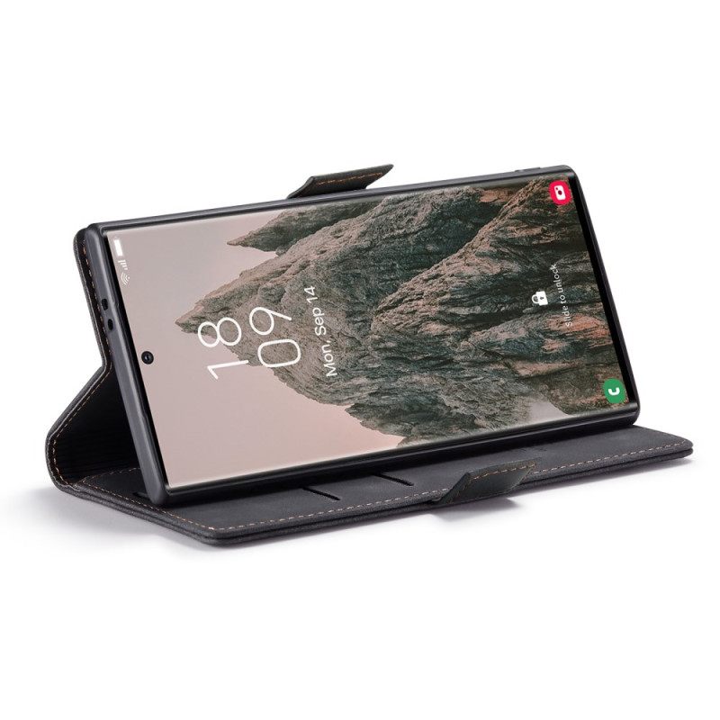 Bescherming Hoesje Samsung Galaxy S25 Ultra 5g Suède-effect Caseme