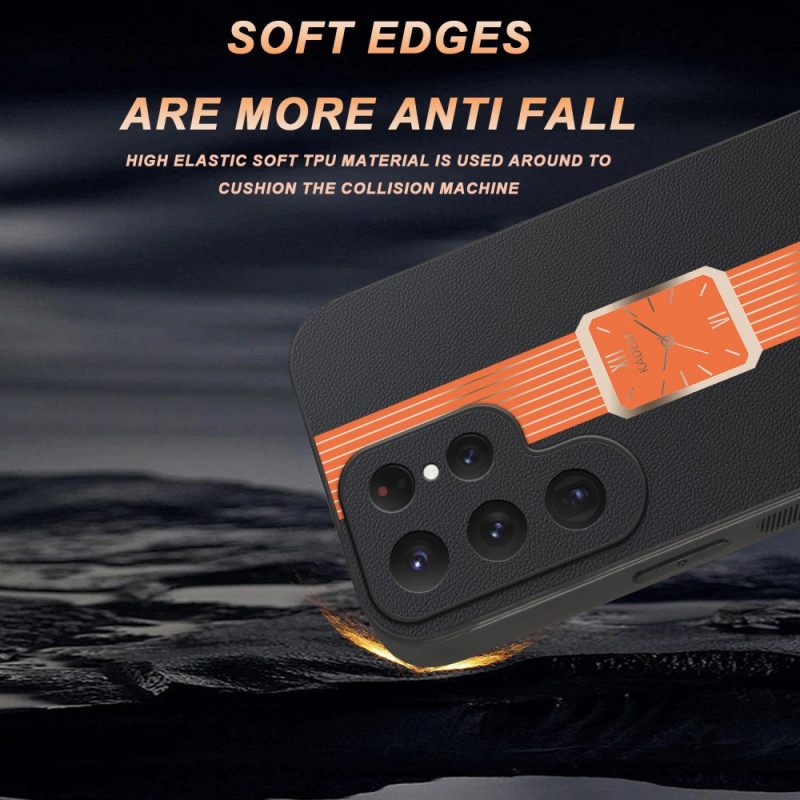 Case Hoesje Samsung Galaxy S25 Ultra 5g Telefoonhoesje Kadem Horloge