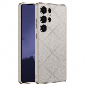 Case Hoesje Samsung Galaxy S25 Ultra 5g Telefoonhoesje Metallic Titanium