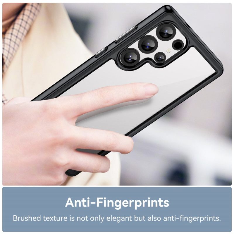 Case Hoesje Samsung Galaxy S25 Ultra 5g Telefoonhoesje Subtiel Ontwerp