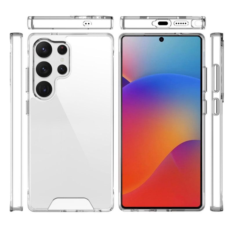 Case Hoesje Samsung Galaxy S25 Ultra 5g Telefoonhoesje Transparante Fusion