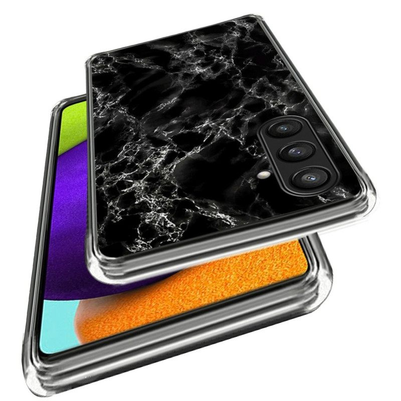 Case Hoesje Samsung Galaxy S25 Ultra 5g Telefoonhoesje Zwart Marmer