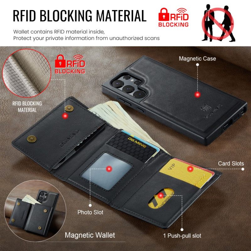 Cover Hoesje Samsung Galaxy S25 Ultra 5g Telefoonhoesje Afneembare Magnetische Portemonnee