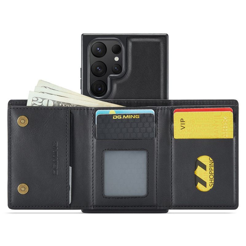 Cover Hoesje Samsung Galaxy S25 Ultra 5g Telefoonhoesje Afneembare Magnetische Portemonnee