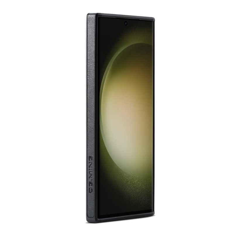 Cover Hoesje Samsung Galaxy S25 Ultra 5g Telefoonhoesje Dg.ming Leerstijl