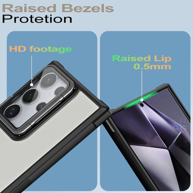 Cover Hoesje Samsung Galaxy S25 Ultra 5g Telefoonhoesje Lensbeschermer En Standaard