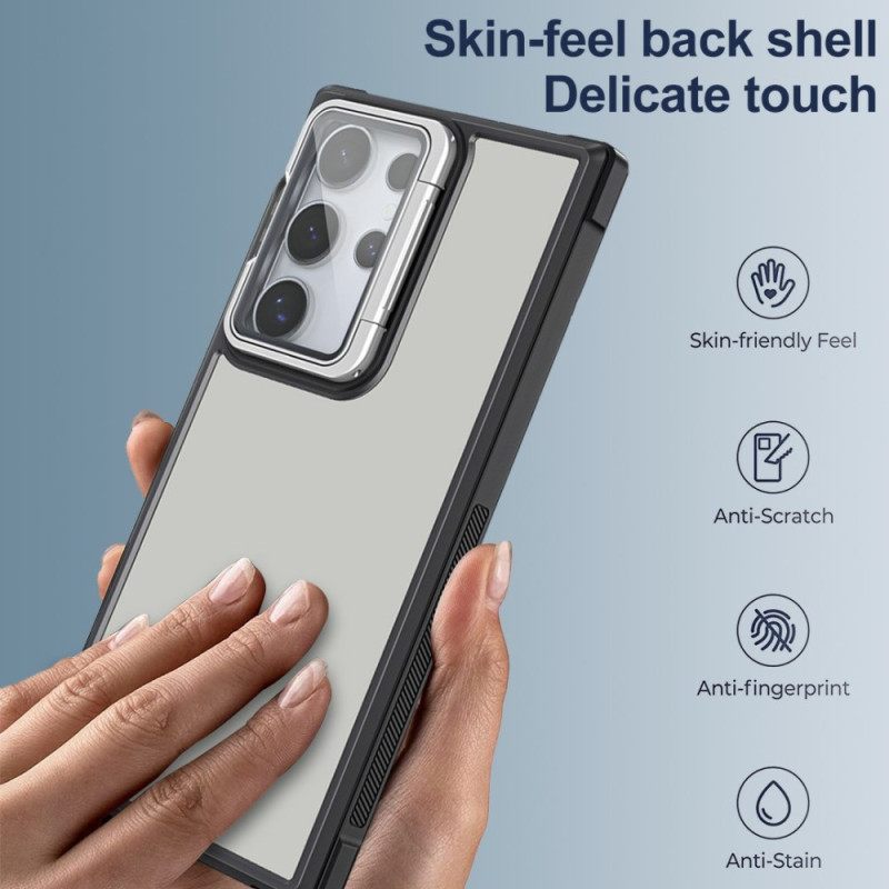 Cover Hoesje Samsung Galaxy S25 Ultra 5g Telefoonhoesje Lensbeschermer En Standaard