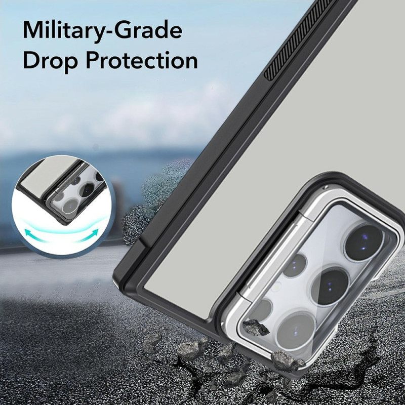 Cover Hoesje Samsung Galaxy S25 Ultra 5g Telefoonhoesje Lensbeschermer En Standaard