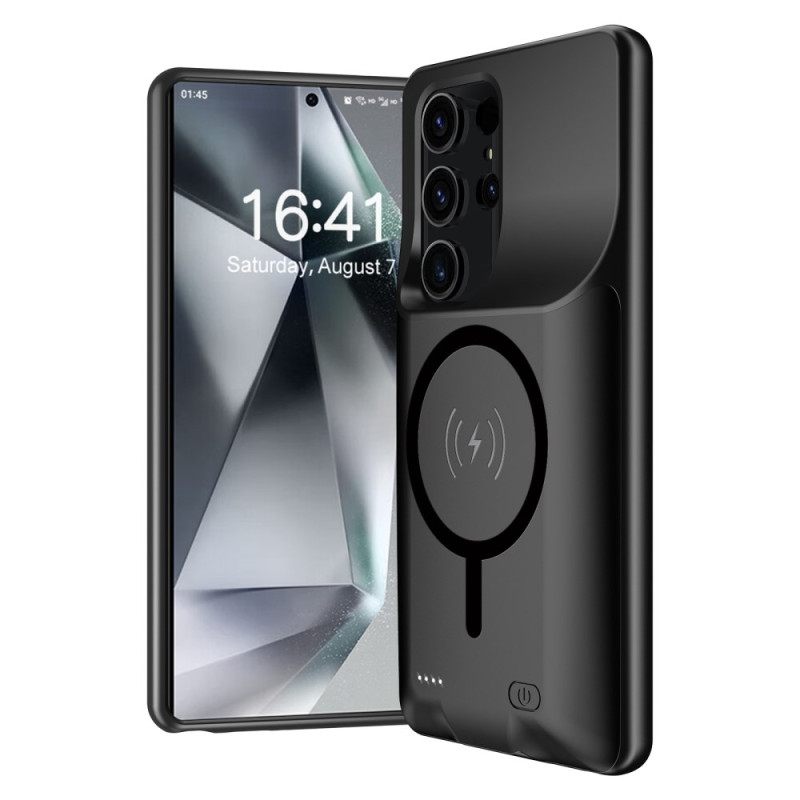 Externe Batterijhoes Van 10000 Mah Voor Samsung Galaxy S25 Ultra Met Magnetische Bevestiging