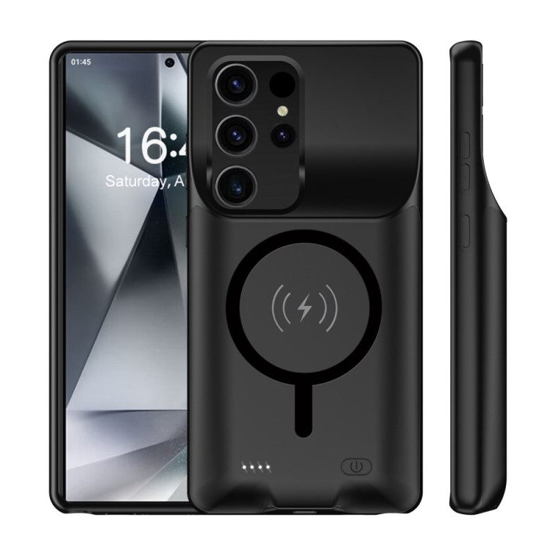 Externe Batterijhoes Van 10000 Mah Voor Samsung Galaxy S25 Ultra Met Magnetische Bevestiging