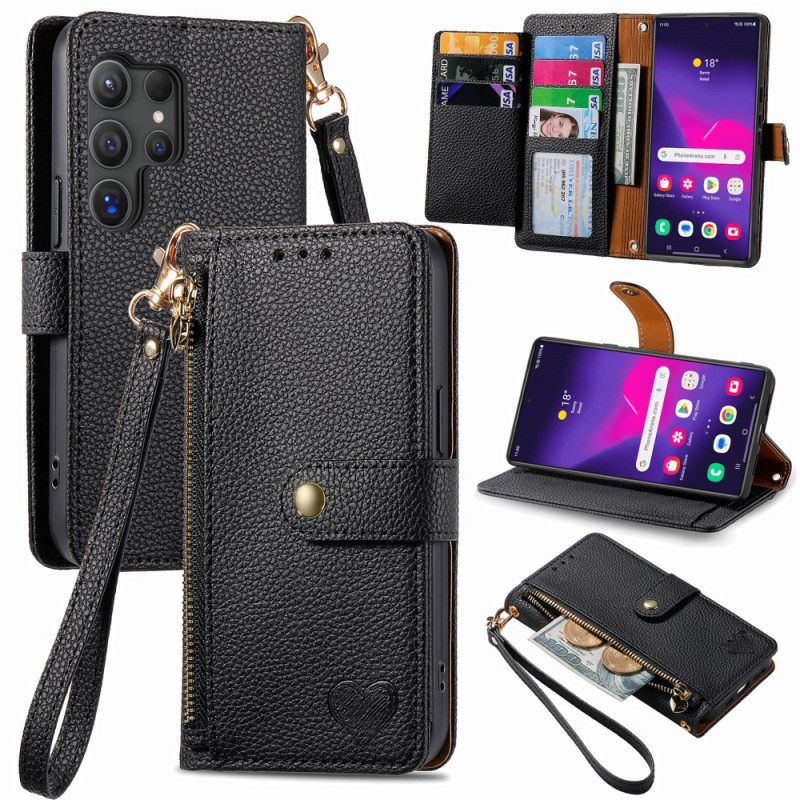 Flip Case Leren Samsung Galaxy S25 Ultra 5g Hart