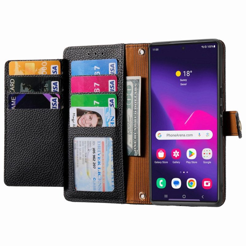 Flip Case Leren Samsung Galaxy S25 Ultra 5g Hart