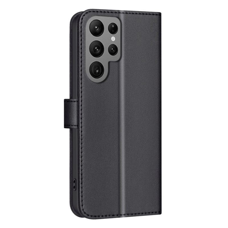 Flip Case Leren Samsung Galaxy S25 Ultra 5g Premium Gewatteerd