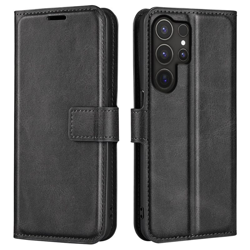 Folio-hoesje Samsung Galaxy S25 Ultra 5g Leerstijl