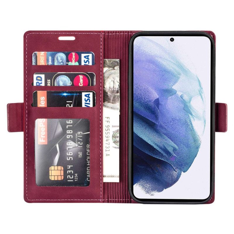 Folio-hoesje Samsung Galaxy S25 Ultra 5g Polyurethaan Leer