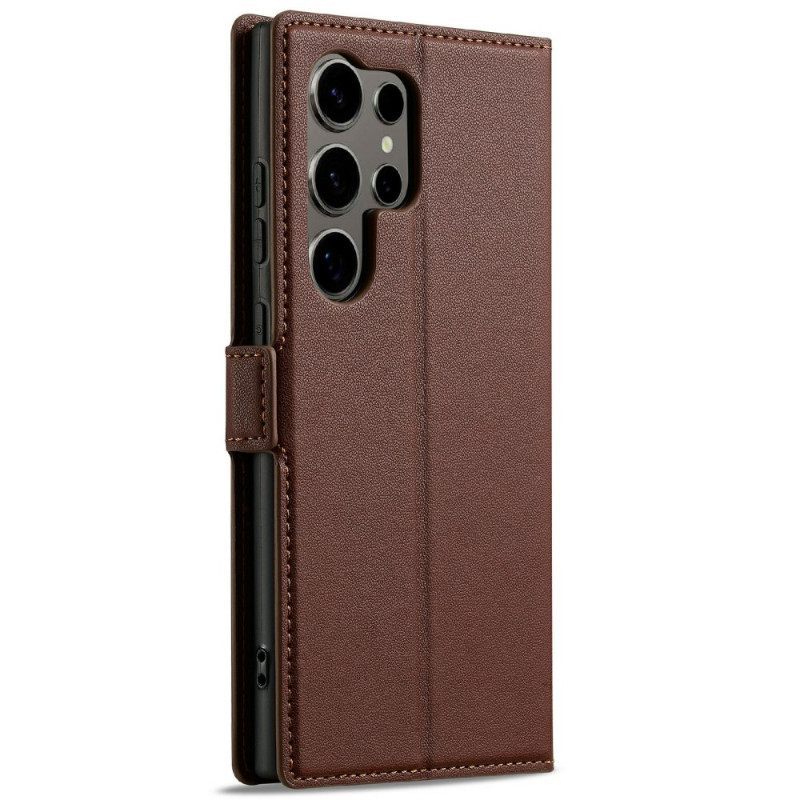 Folio-hoesje Samsung Galaxy S25 Ultra 5g Telefoonhoesje Klassieke Lc.imeeke