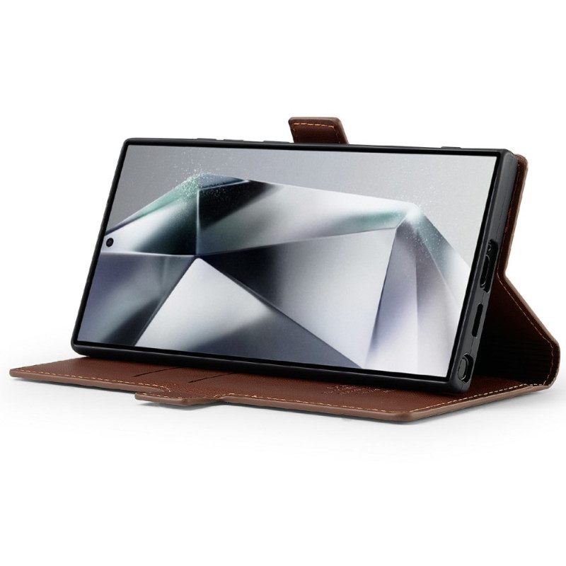 Folio-hoesje Samsung Galaxy S25 Ultra 5g Telefoonhoesje Klassieke Lc.imeeke