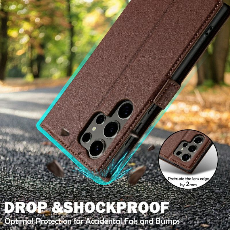 Folio-hoesje Samsung Galaxy S25 Ultra 5g Telefoonhoesje Klassieke Lc.imeeke