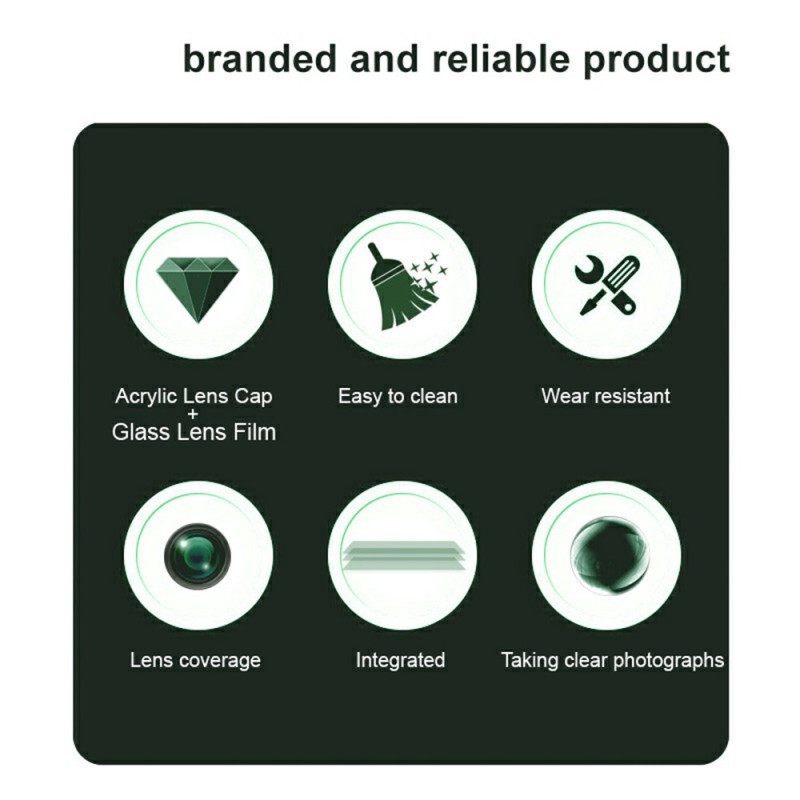 Gehard Glazen Lensbeschermer Voor Samsung Galaxy S25 Ultra 5g (zwarte Versie)