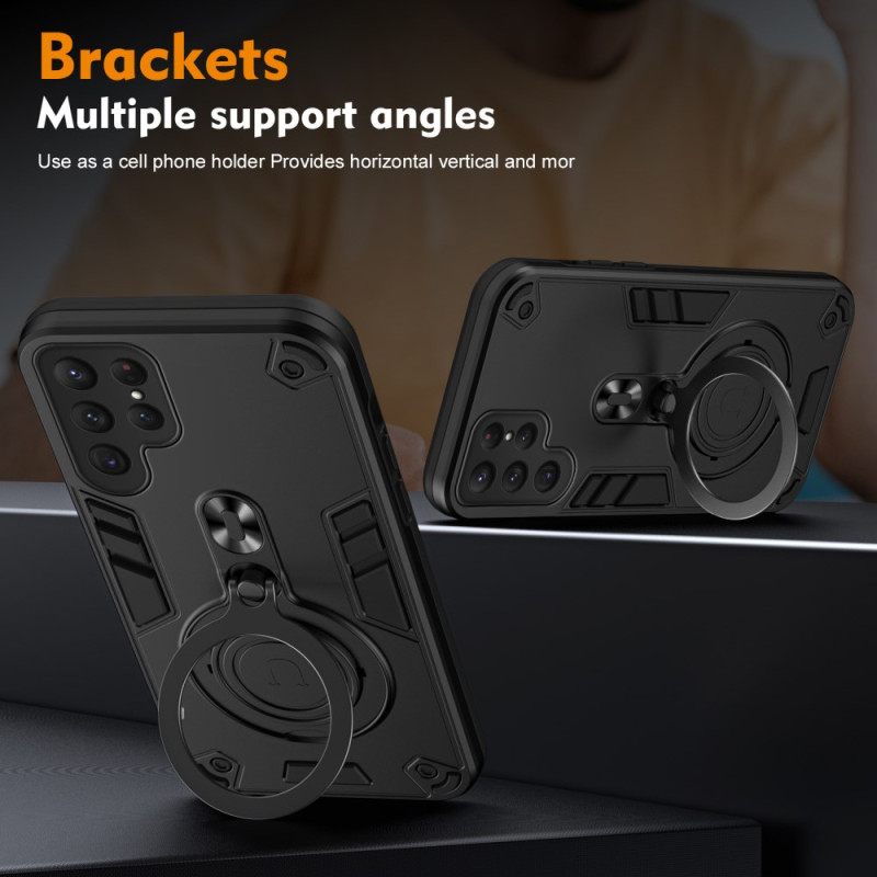 Hoesje Samsung Galaxy S25 Ultra 5g Draaibare Standaard En Schokbestendige Bescherming