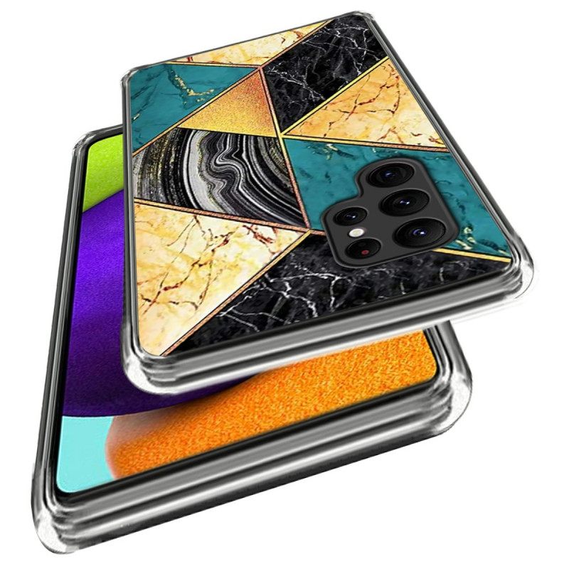 Hoesje Samsung Galaxy S25 Ultra 5g Gesmolten Marmer