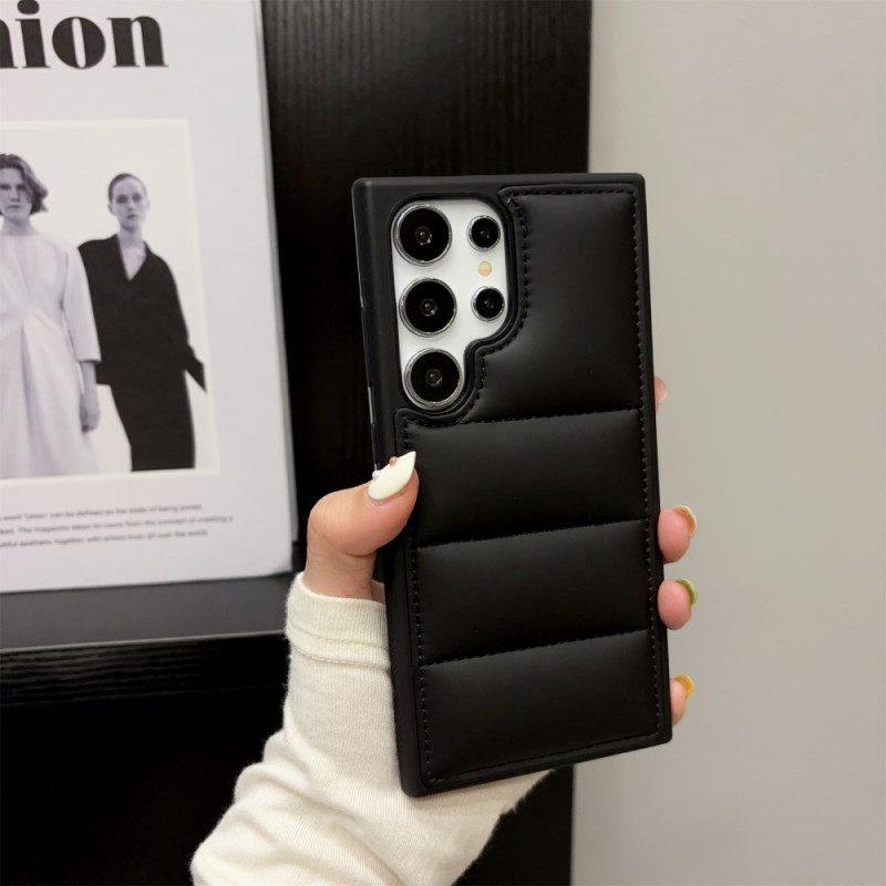 Hoesje Samsung Galaxy S25 Ultra 5g Gewatteerde Jasstijl