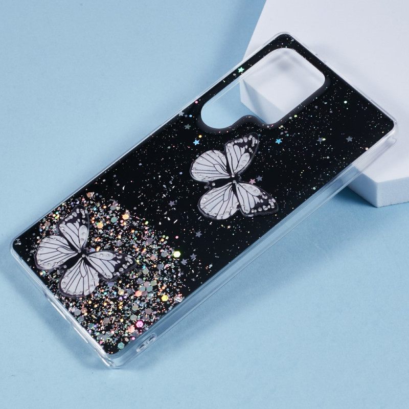 Hoesje Samsung Galaxy S25 Ultra 5g Glittervlinders