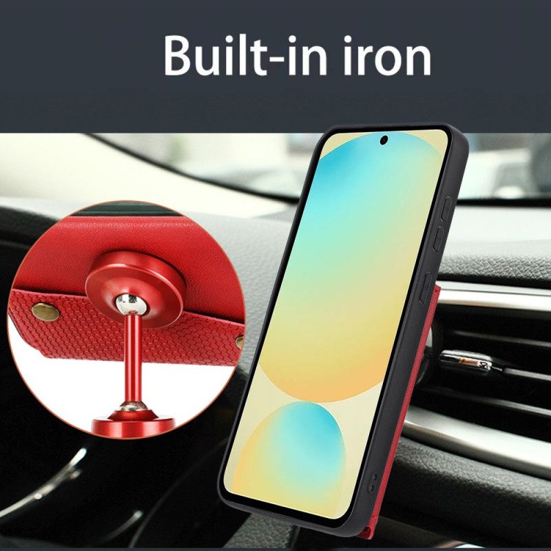 Hoesje Samsung Galaxy S25 Ultra 5g Kaarthouder In Retrostijl Bescherming Hoesje