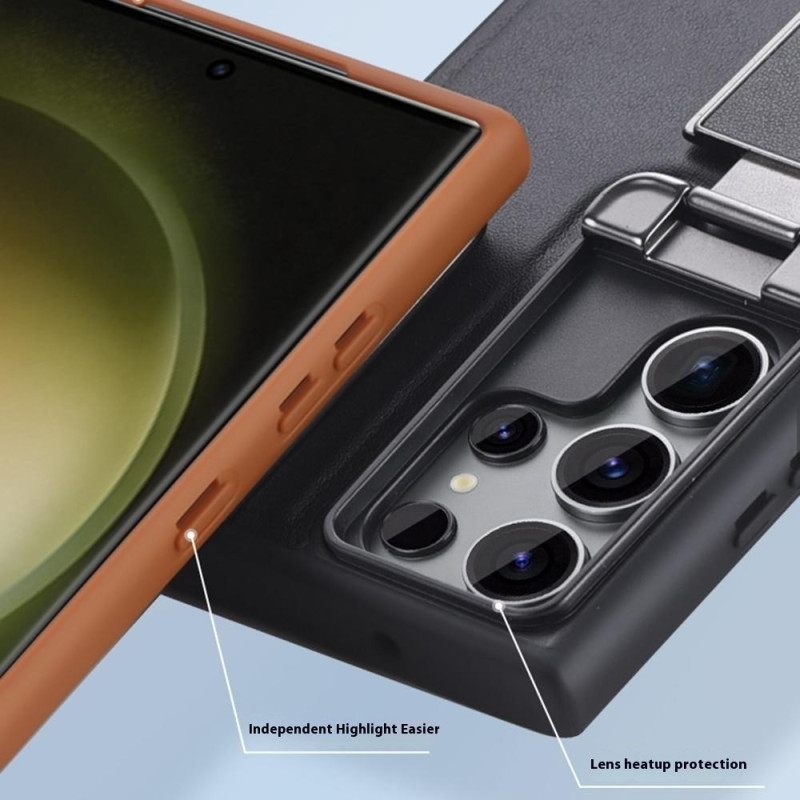 Hoesje Samsung Galaxy S25 Ultra 5g Klassieke Gkk-standaard Bescherming Hoesje