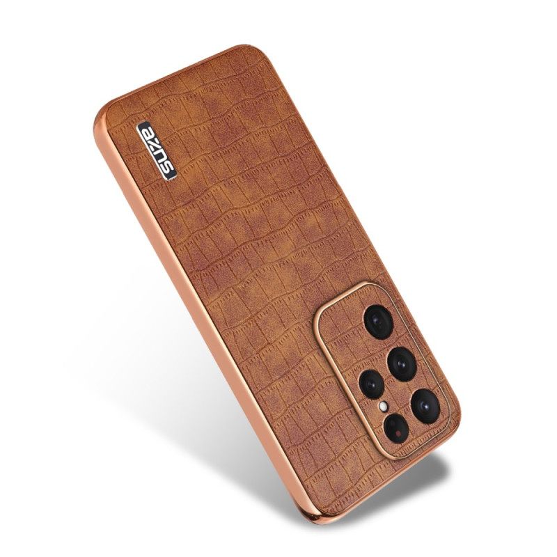 Hoesje Samsung Galaxy S25 Ultra 5g Krokodillenprint Azns