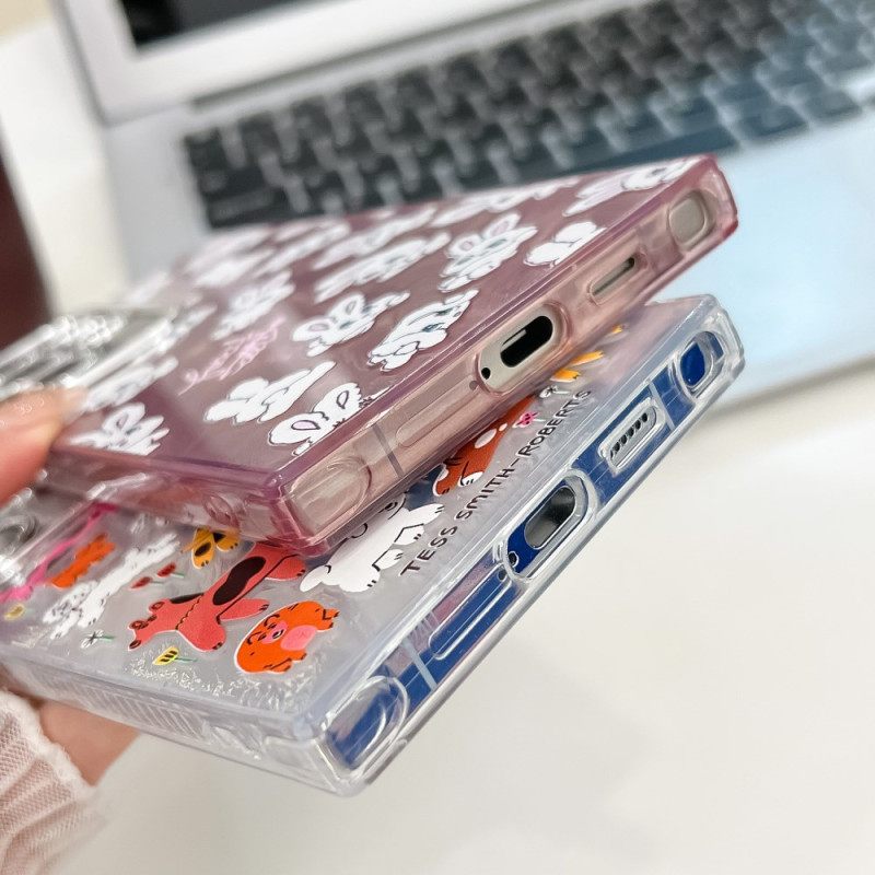 Hoesje Samsung Galaxy S25 Ultra 5g Leuke Dieren Met Lensbeschermer Bescherming Hoesje