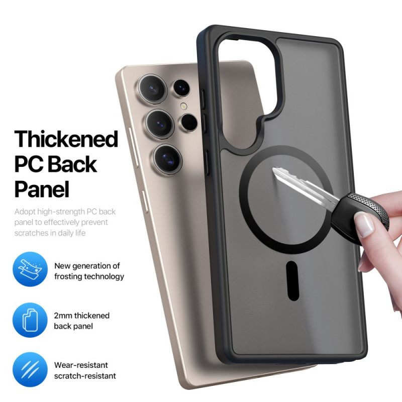 Hoesje Samsung Galaxy S25 Ultra 5g Magsafe-compatibel Versterkte Hoeken Bescherming Hoesje