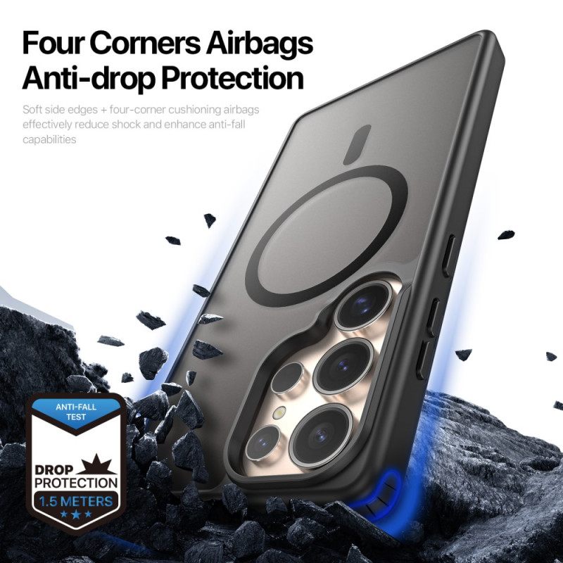 Hoesje Samsung Galaxy S25 Ultra 5g Magsafe-compatibel Versterkte Hoeken Bescherming Hoesje