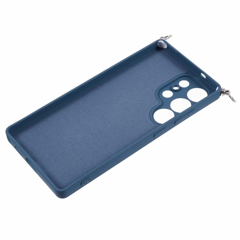 Hoesje Samsung Galaxy S25 Ultra 5g Rubberen Oppervlak Bescherming Hoesje