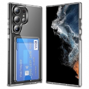 Hoesje Samsung Galaxy S25 Ultra 5g Transparant Met Kaarthouder