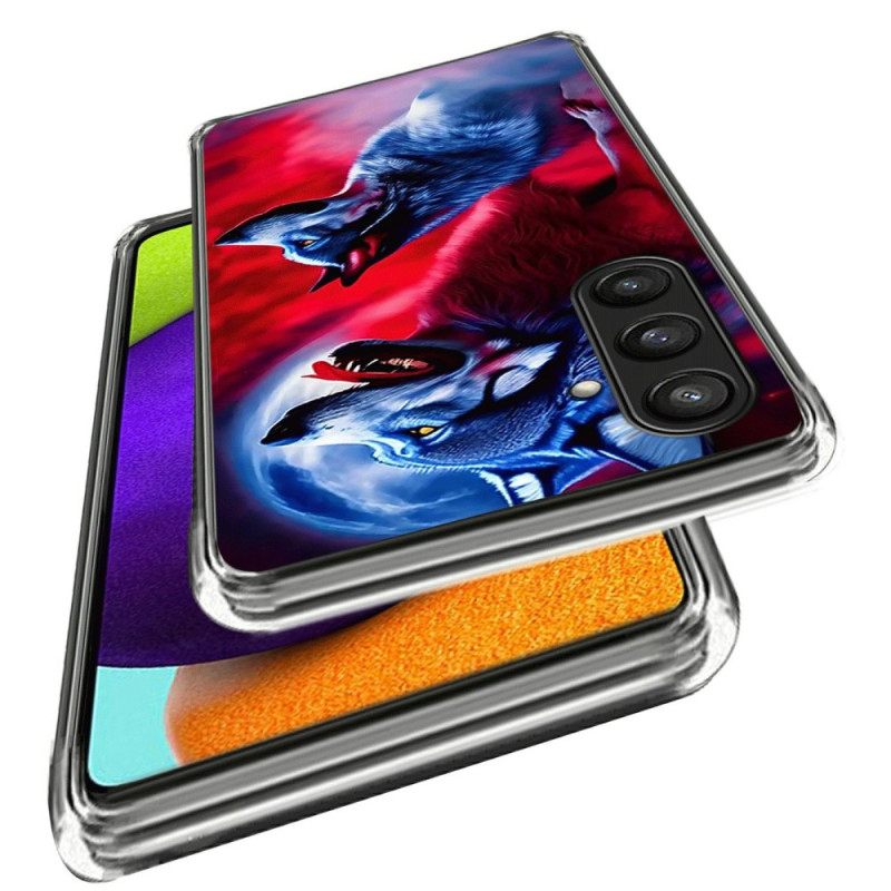 Hoesje Samsung Galaxy S25 Ultra 5g Twee Wolven Bescherming Hoesje