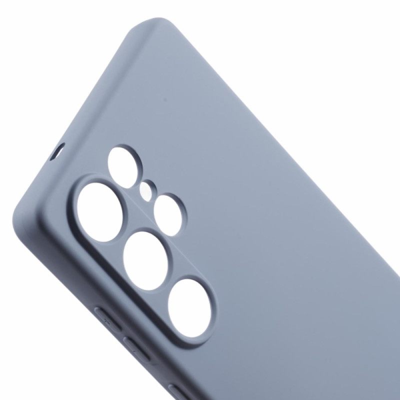 Hoesje Samsung Galaxy S25 Ultra 5g Zijdezacht Siliconen Bescherming Hoesje