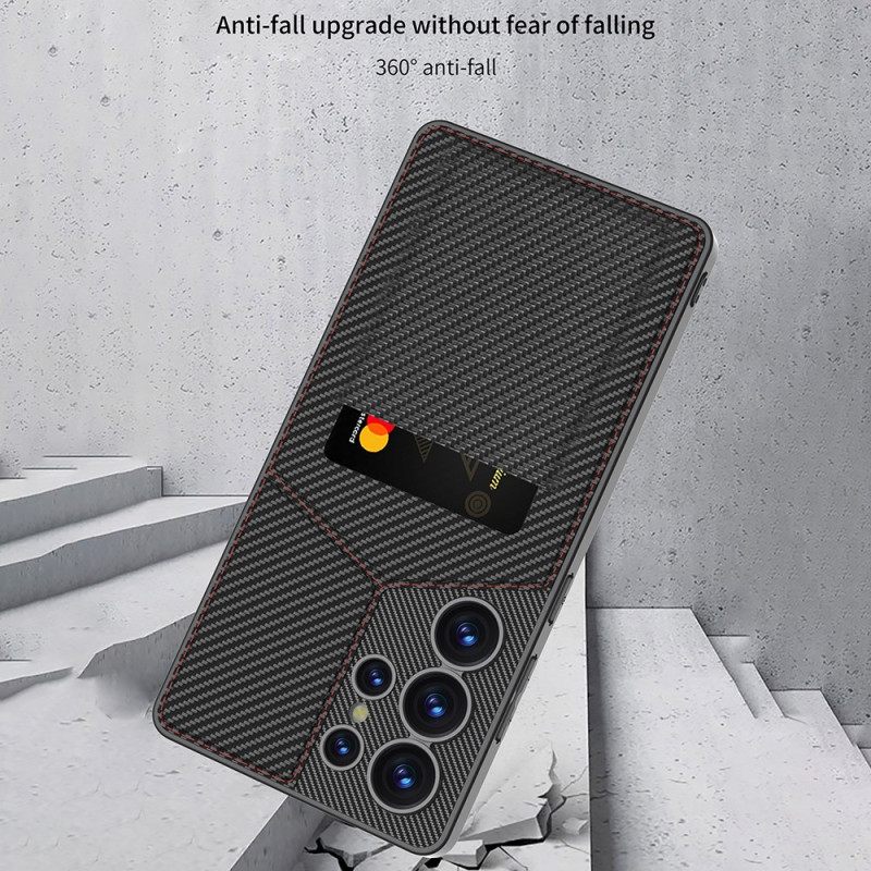 Hoesje Voor Samsung Galaxy S25 Ultra 5g Gkk Kaarthouder En Standaard